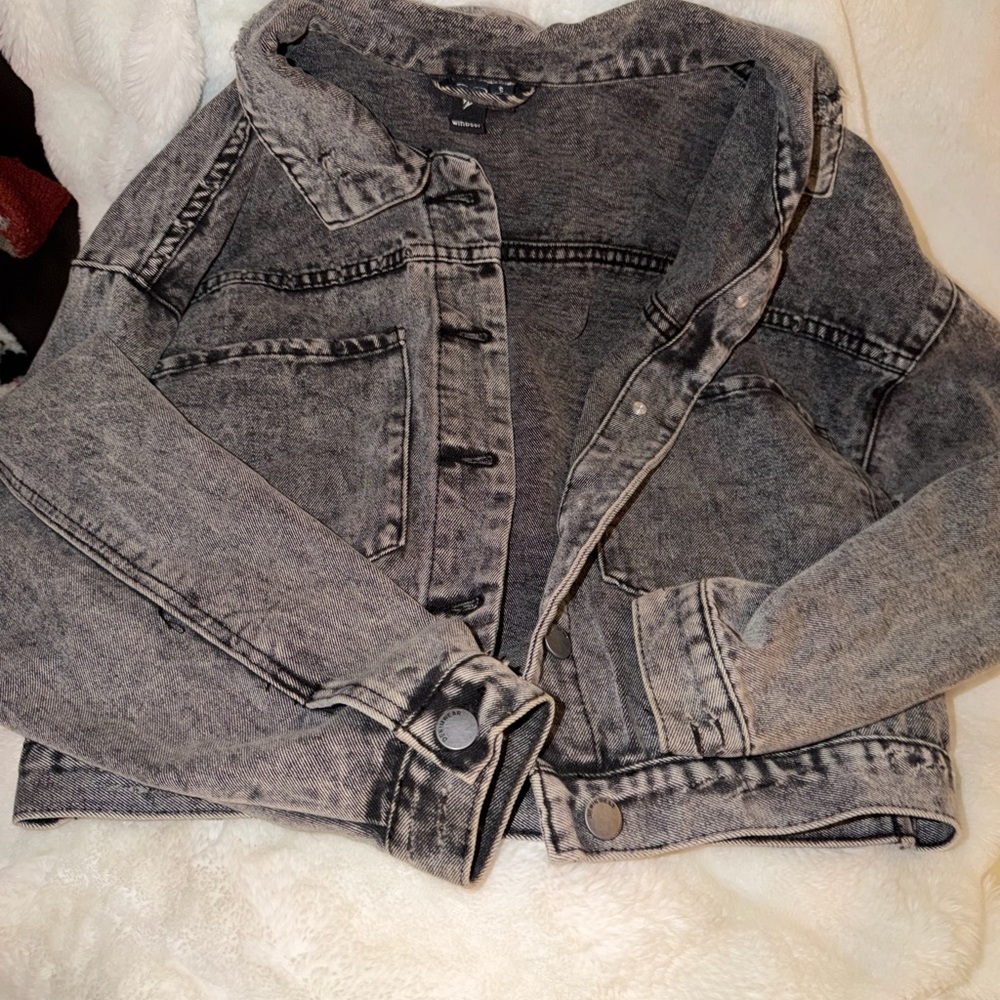 Windsor Size Small Gray Denim Women's Jacket
